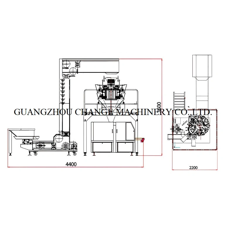 Automatic Frozen Foods Fish Balls Meat Balls Frozen Shrimp Frozen Dumplings Premade Bags Packaging Machine