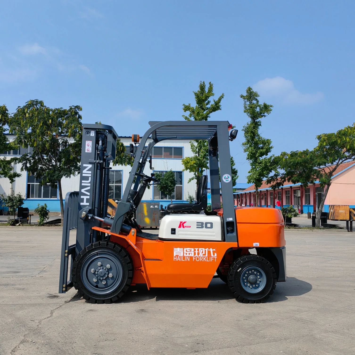 Chariot élévateur à fourche hydraulique de 3 tonnes avec Isuzu C240 japonais Moteur