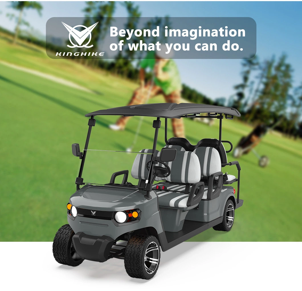 8V*6PCS, 150ah 20-30 km/H Kinghike Container Gas Golf Carts Car