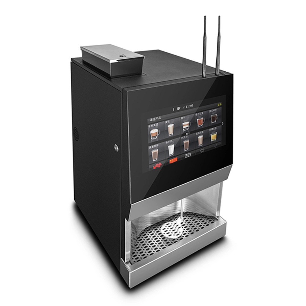 Stainless Steel Housing Commercial Automatic Coffee Maker with Iot System