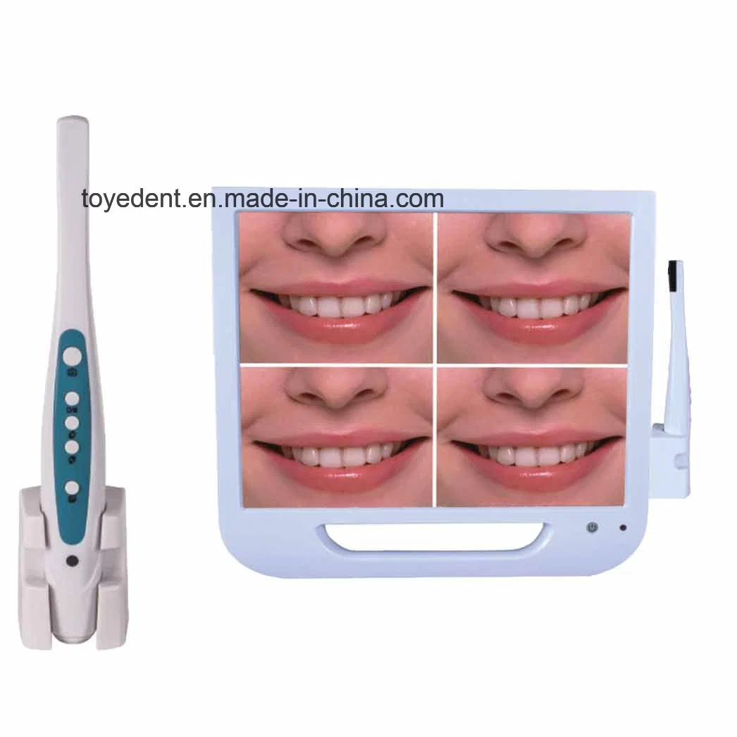 17" LCD Monitor Dental Intra Oral Camera Imported 6PCS White LED Light