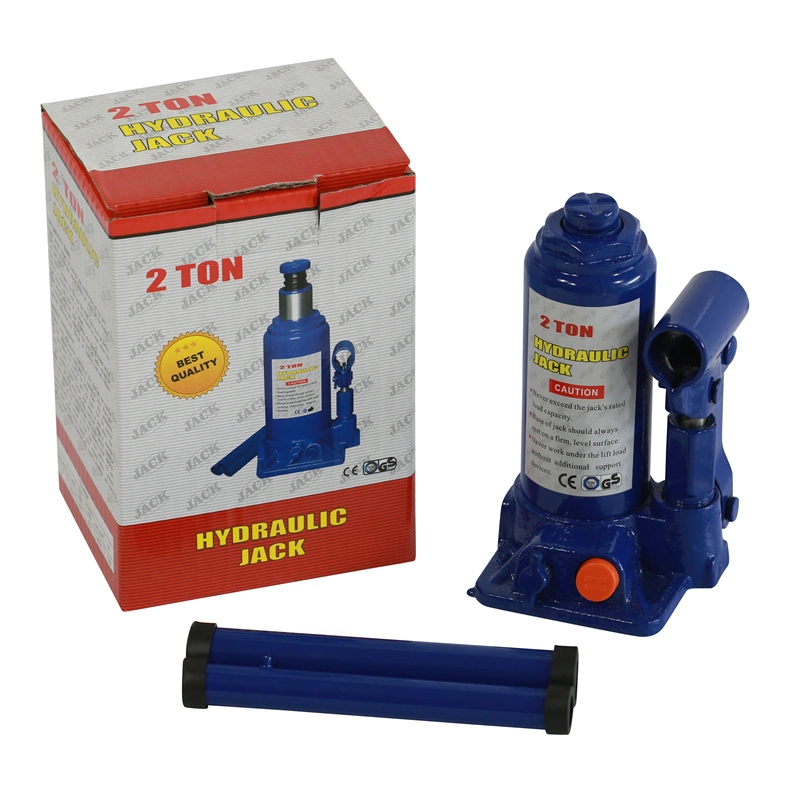 Hydraulischer Flaschenheber mit Sicherheitsventil-Werkzeug CE-zertifiziert für Autohebevorzug 2 Tonnen