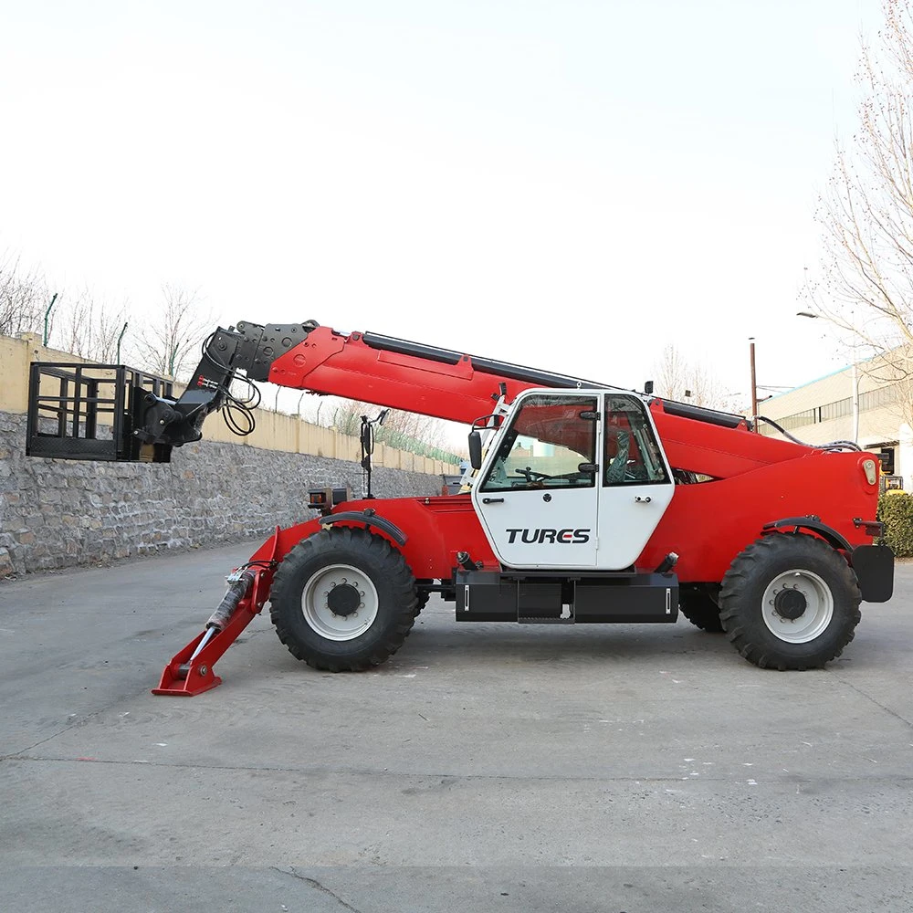 4 Ton 17m Reach Forklift Truck CE Approved Telescopic Handler with Good Service