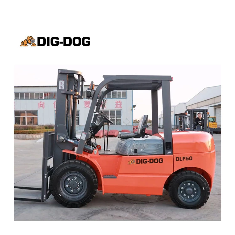 China 5 Ton Portable Compact Small Mini Forklift Truck Price for Sale Material Lifting Warehouse