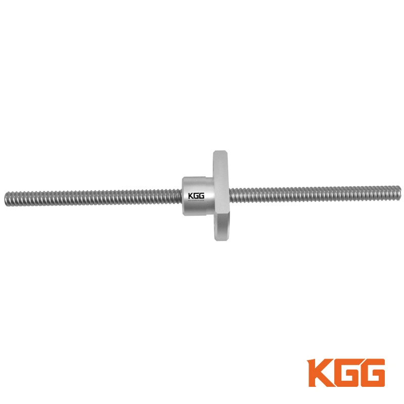 Kgg plástico de alta elasticidad Tornillo de avance para el equipo de análisis (P-MSS Series, el plomo: 12mm, eje: 8mm)