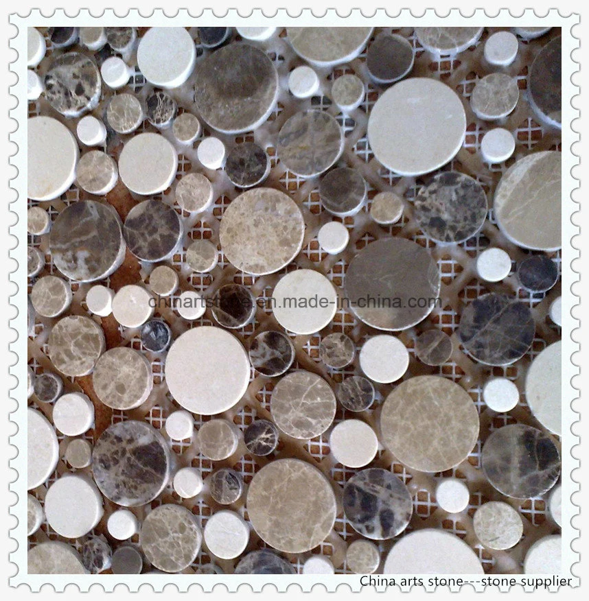 Nature Stone Mosaic White Marble Mosaic for House Building Material Wall and Floor Tile in North America