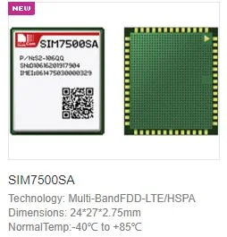 Support Band B1/B3/B5/B7/B8/B28 4G Lte Module SIM7500SA-Pcie & SMT