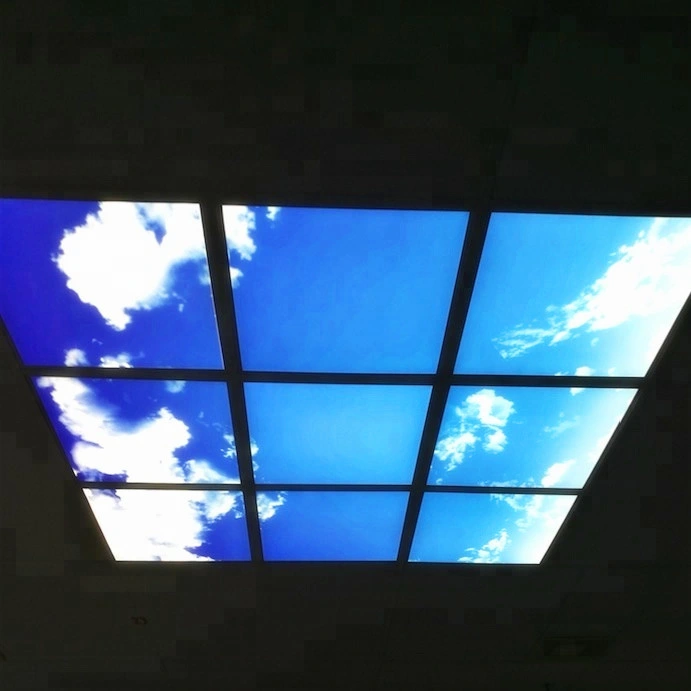 CRI>90 Blue Sky White Cloud Frameless LED Sky Light Panel