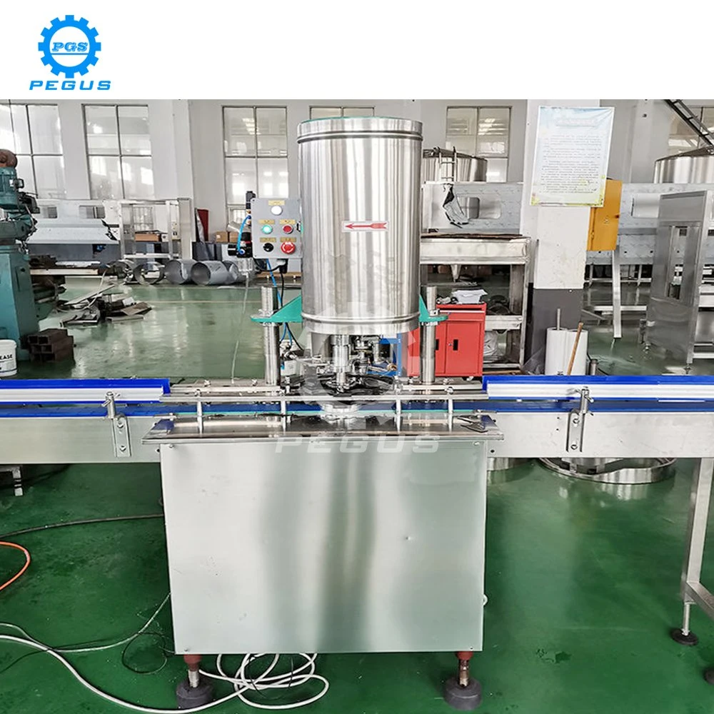 500-1800 Cans Per Hour Small Carbonated Drink / Beverage Beer Canning Machine