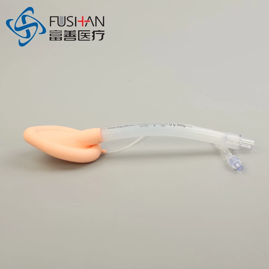 China Fushan Medical Produit à succès chaud Masque laryngé en silicone jetable LMA Anesthésie avec CE ISO FDA.