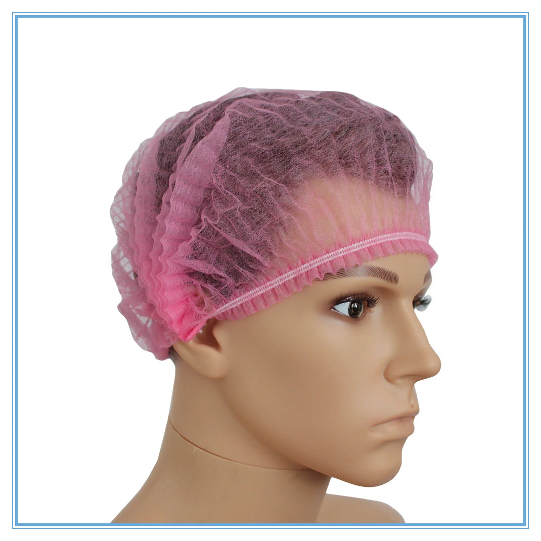 High quality/High cost performance  Disposable Medical Non Woven Strip Caps Bouffant Head Cover