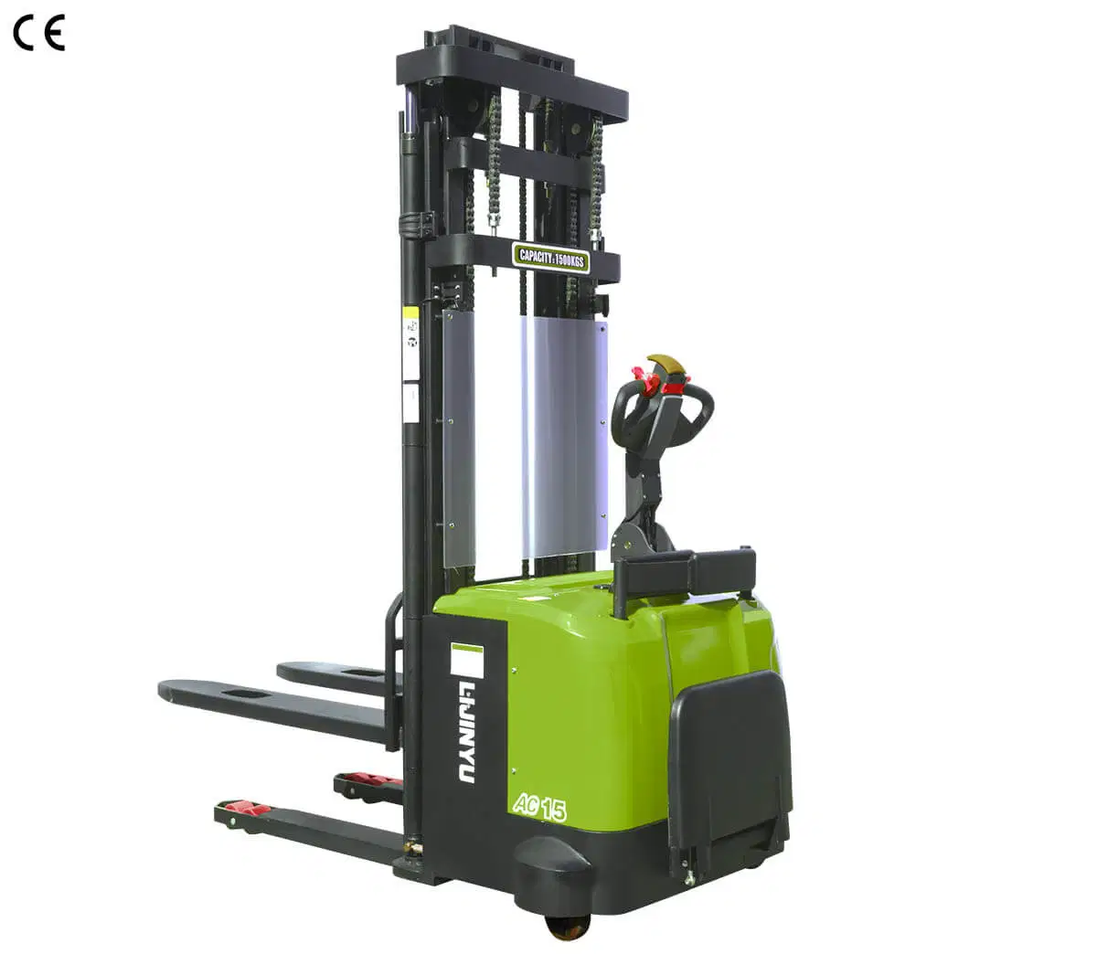 1t-2t 1.6m-3.5m Manual Hydraulic Elevator Hand Stacker Forklifts