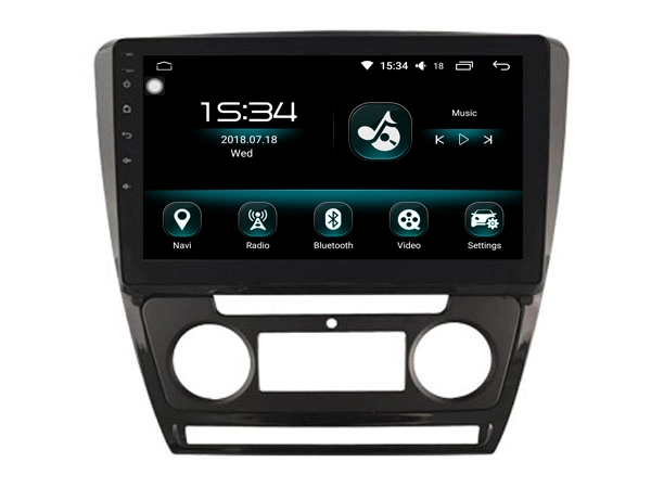 Witson Android 11 Radio coche Skoda 2010-2014 excelente versión de aire acondicionado automático de 4 GB de RAM 64 GB de memoria flash pantalla grande