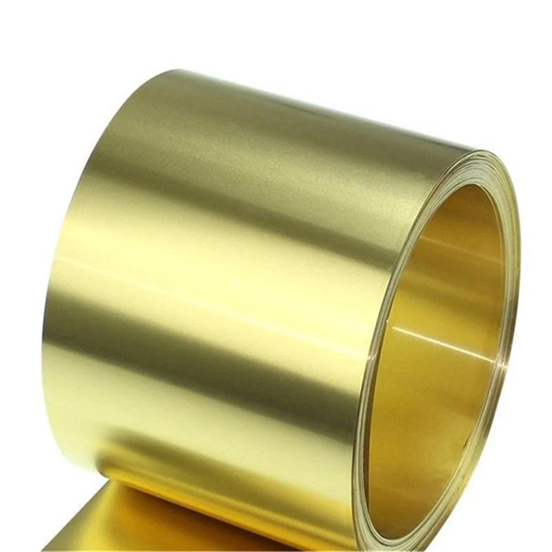 H59 H62 H65 Stock de fábrica C27000 C27200 C27400 C28000 Brass Tira 5mm 1mm tira de cobre aislada