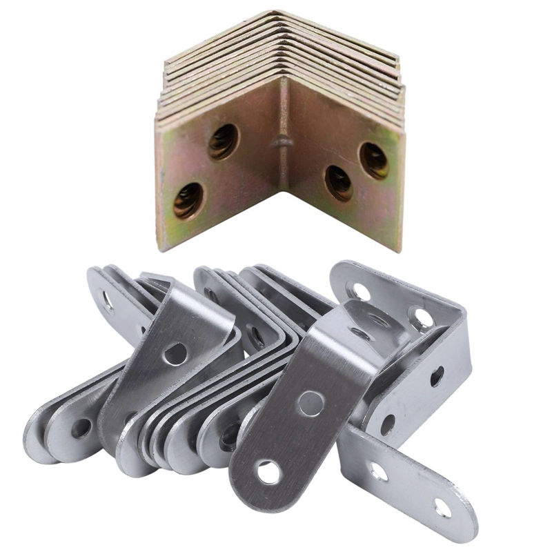 Custom Metal Brace Plate L Shape Zinc Plate Metal Bracket Shelf Joint Support Corner Angle Brace Bracket