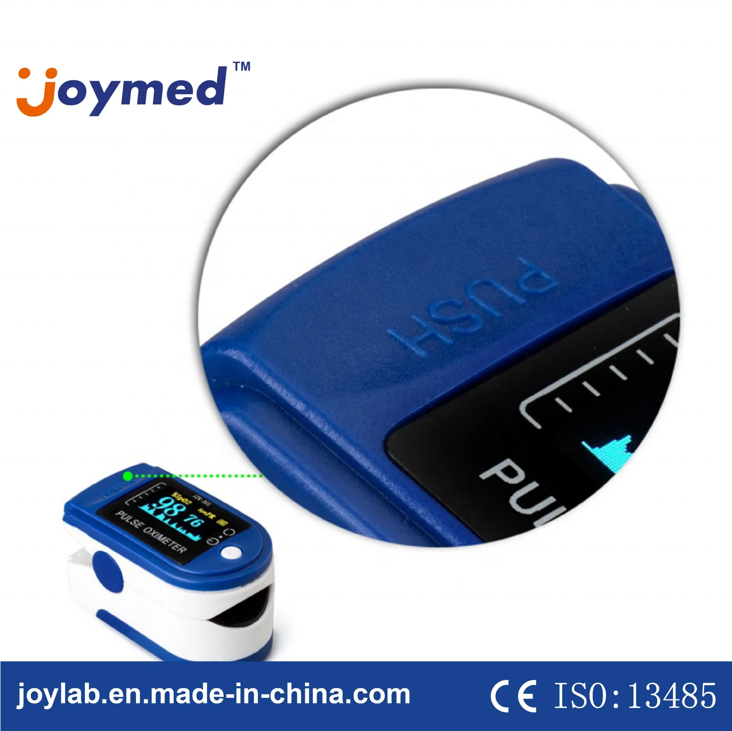 Cheap OEM Portable Finger Tip Type SpO2 Blood Pressure Digital Pulse Oximeter for Baby and Adult