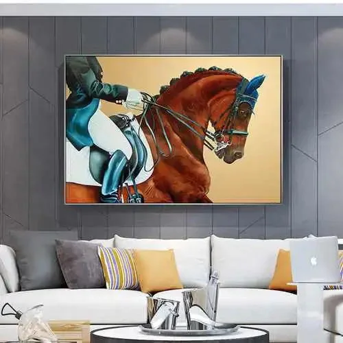 Custom High End Frame Mural Canvas Painting for Home Decor