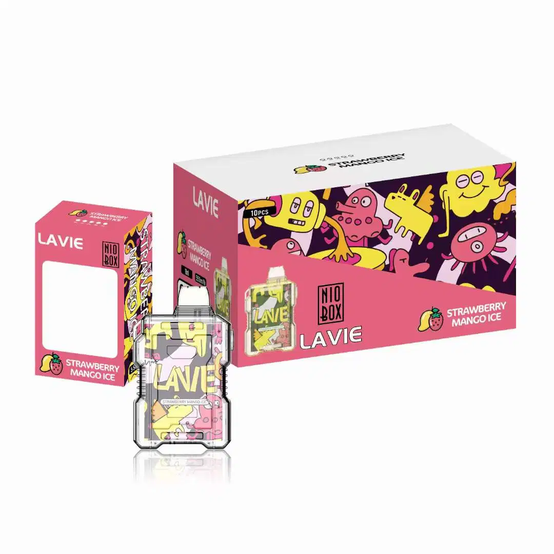 Lavie nio Box 9000 Puffs Pape Vapor descartáveis E-cigarro