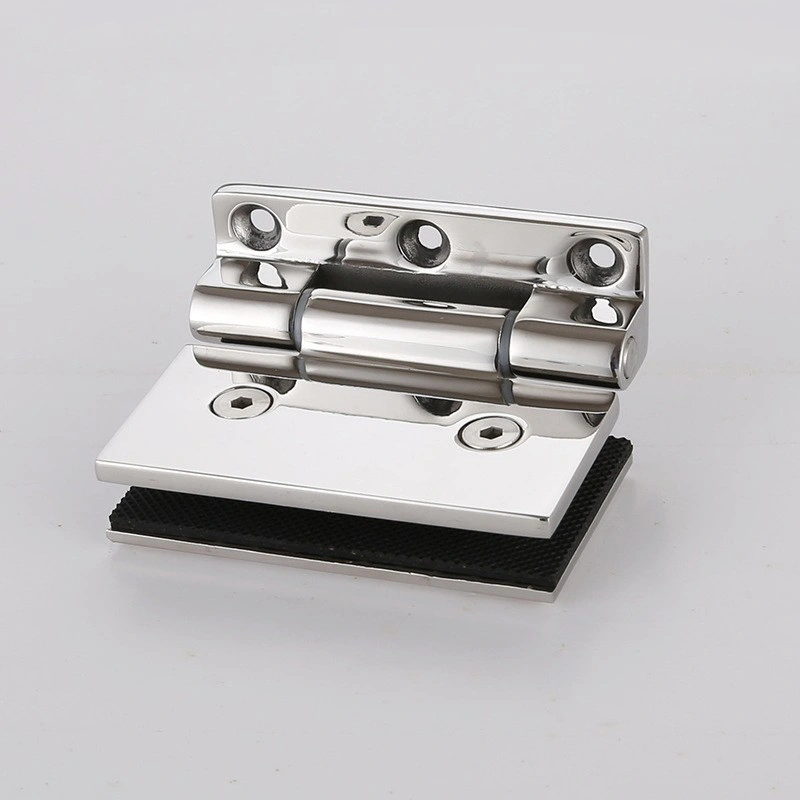 Glass Door Single Side Hinge Movable Glass Clamp for 6-12mm Tempered Glass