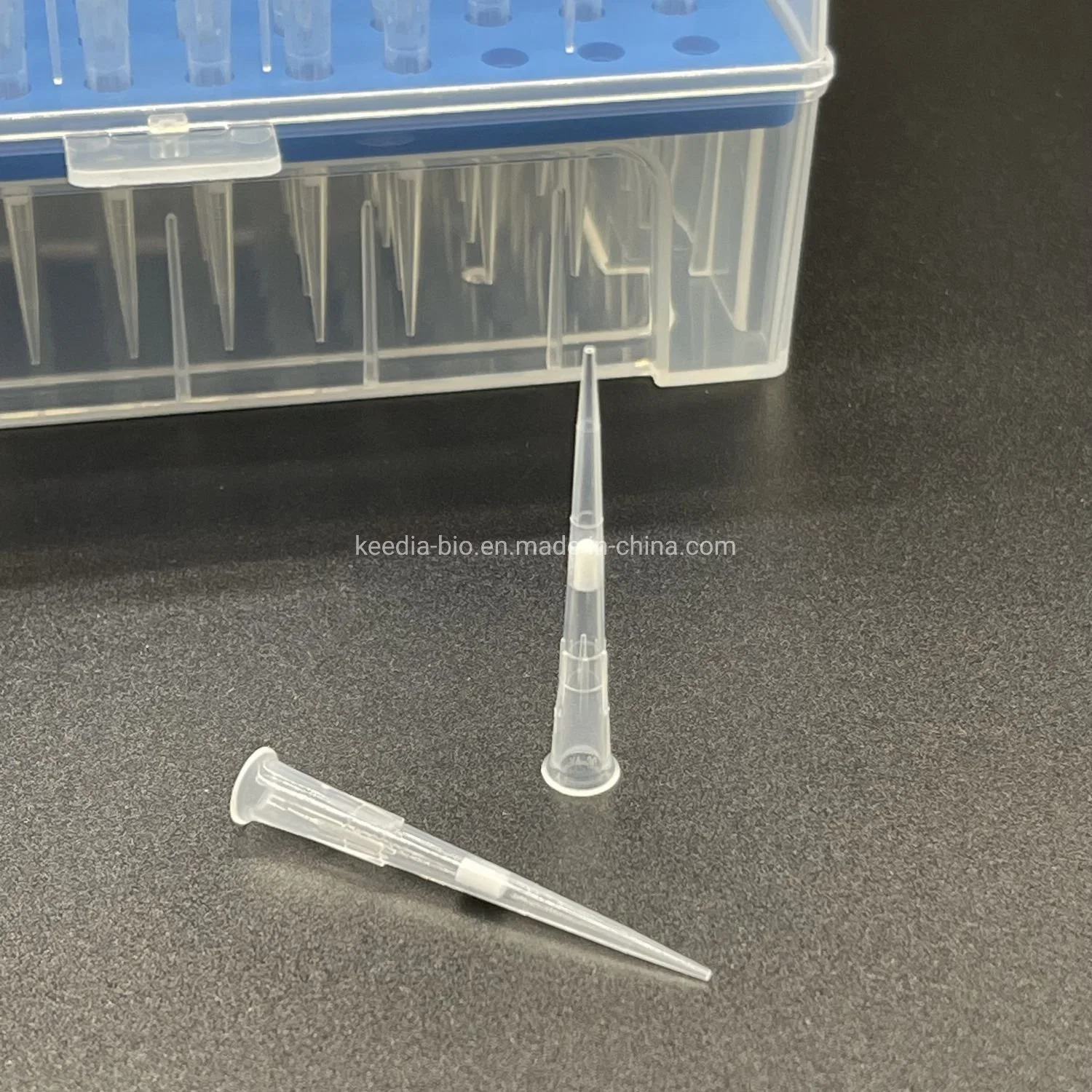 China Lab Disposable Plastic Filtered 10UL Sterilized Micro Pipette Tips Rack Box