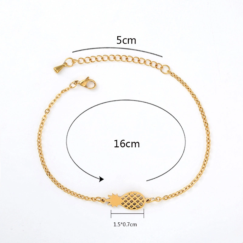 Mode minimalistische Vielfalt einfaches Design Charms Armbänder für Frauen Edelstahl Stahlarmband