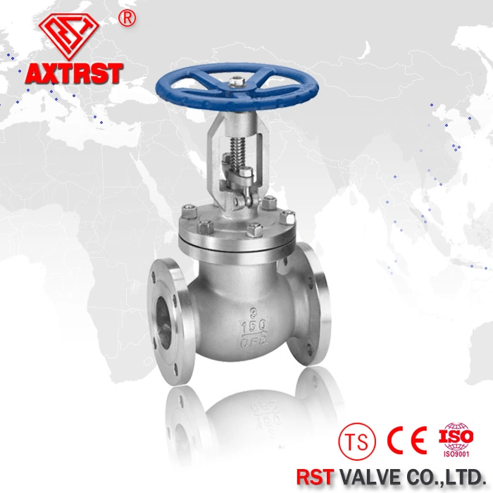 ANSI/API 150lb&300lb Stainless Steel CF8&CF8m /Cast Steel Wcb Industrial Flanged Globe Valve