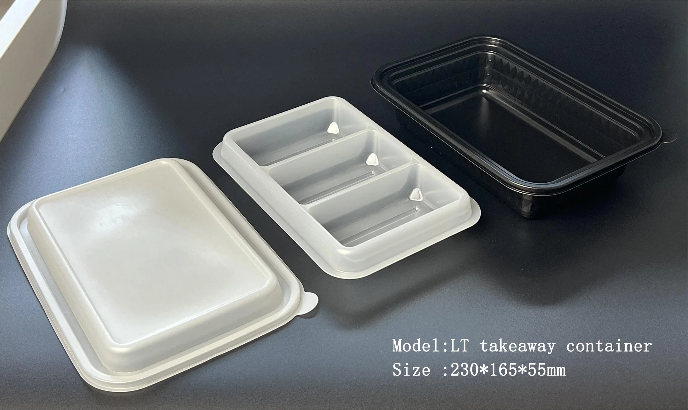 Caja Takeway de comida de polipropileno disponible Bento Togo