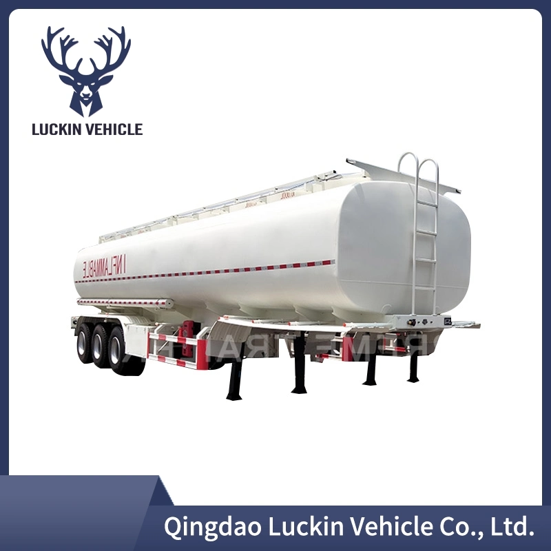 40000 Litres Aluminium Oil Tanker Semi Trailer Truck Aluminum Fuel Tanks