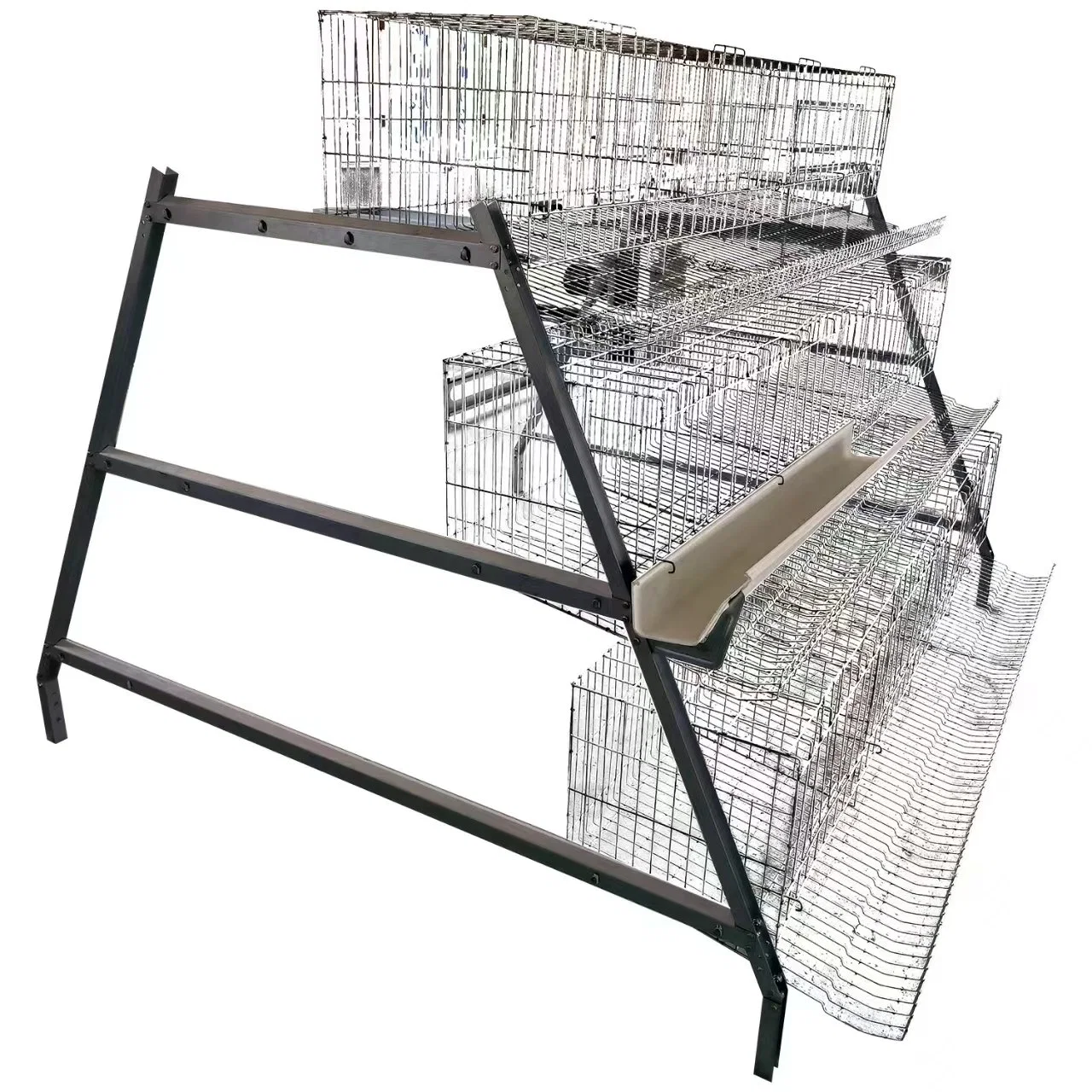 Chicken House Design Battery Cage Automatic Feeding Trough for Broiler Layer