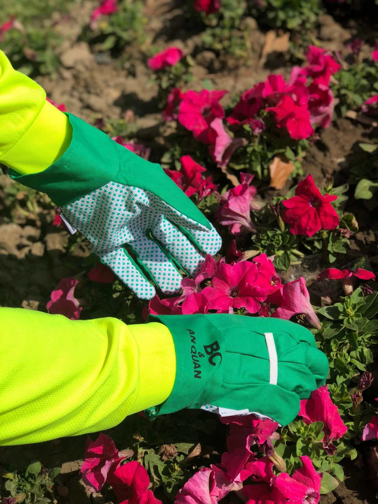 Women Soft Cotton Garden Gloves, Women Work Gloves