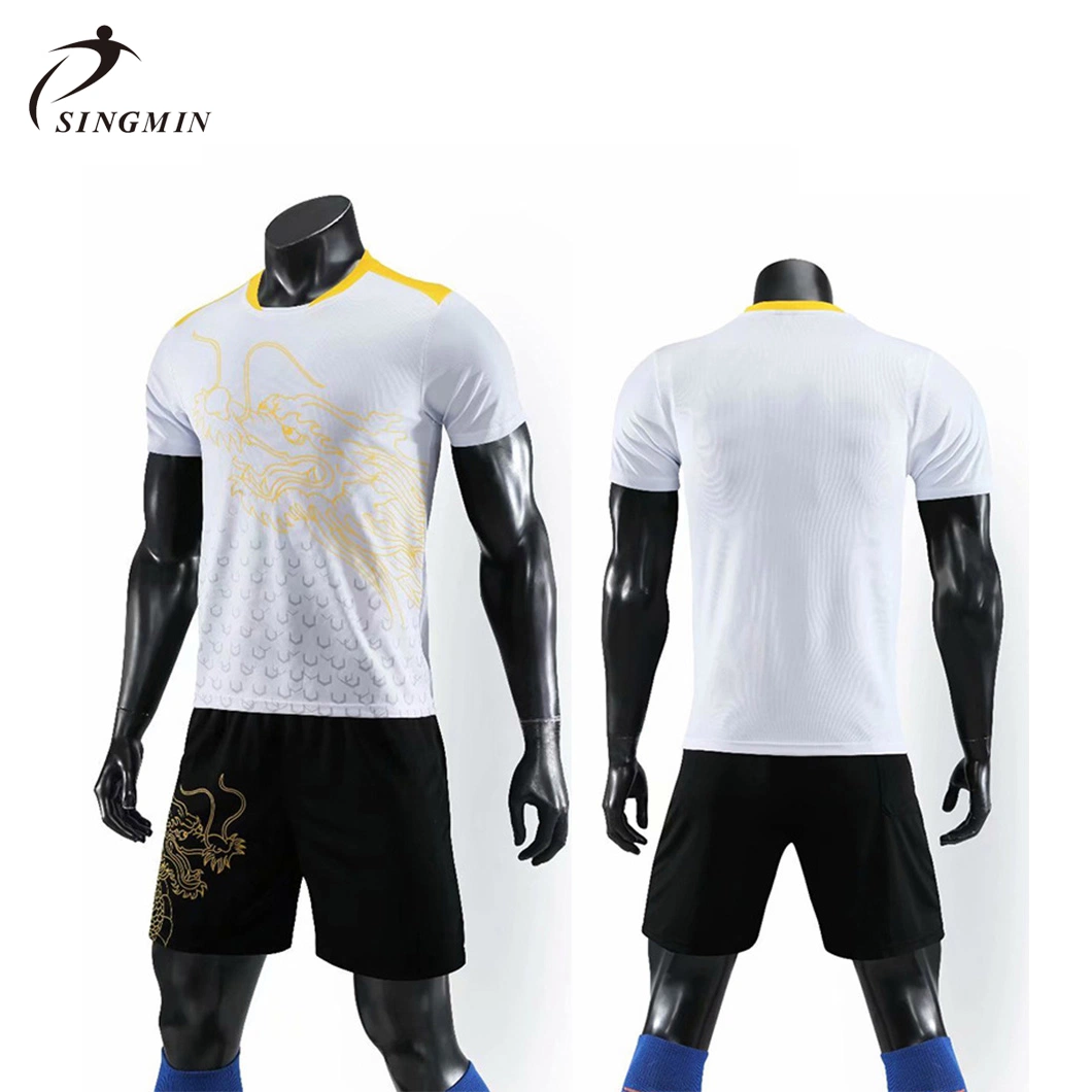 Custom homens novos uniformes de futebol camisas da equipe de futebol de desgaste de futebol Camisolas Camisola de qualidade definido