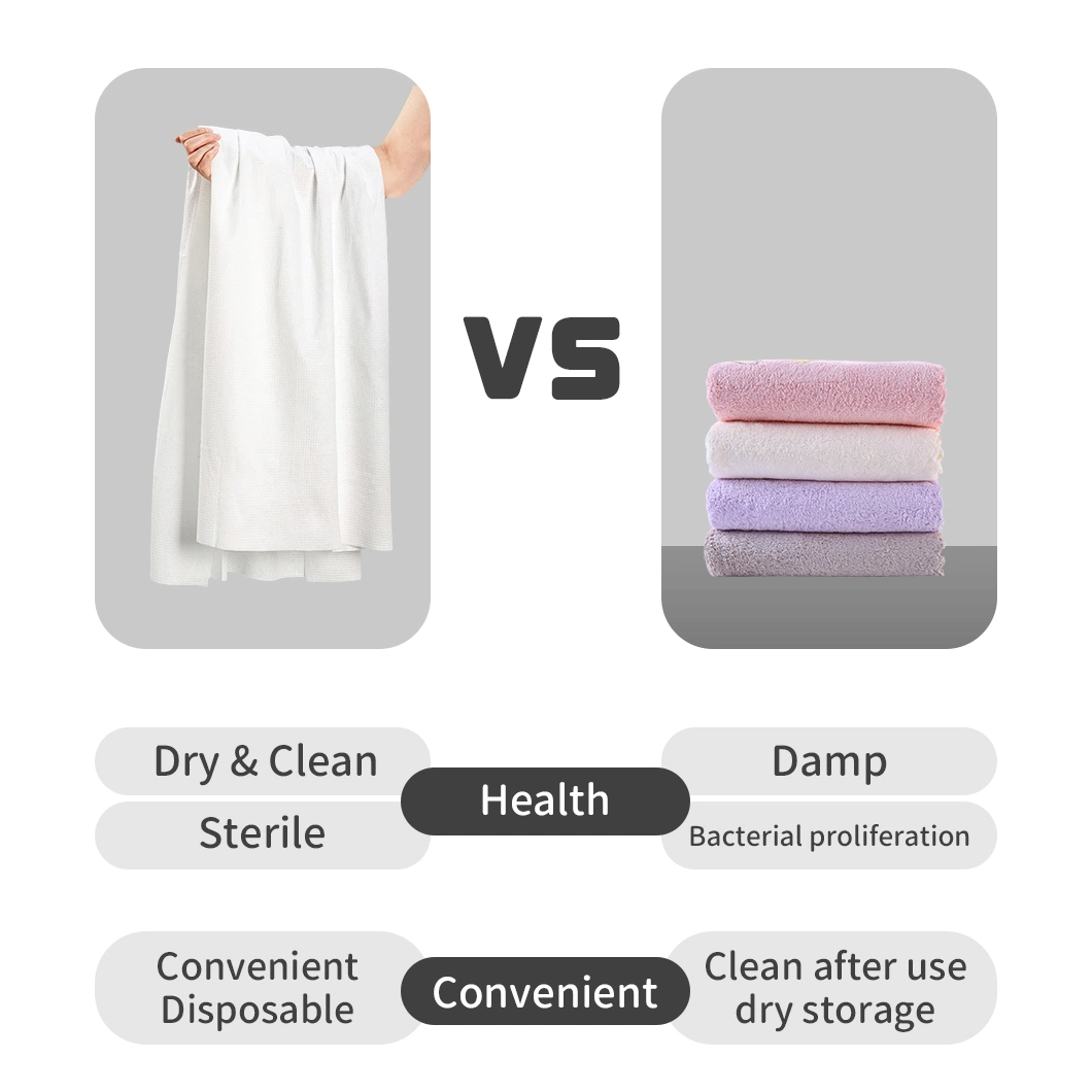 140*70cm Individual Package Cleaning Towel 100% Viscose Biodegradable Disaposable Bath Towel Pet Products