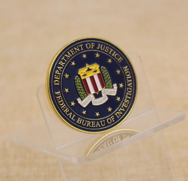 Custom Personalized Challenge Coin Metal Federal Bureau of Investigation Double-Sided Coin Commemorative Coin