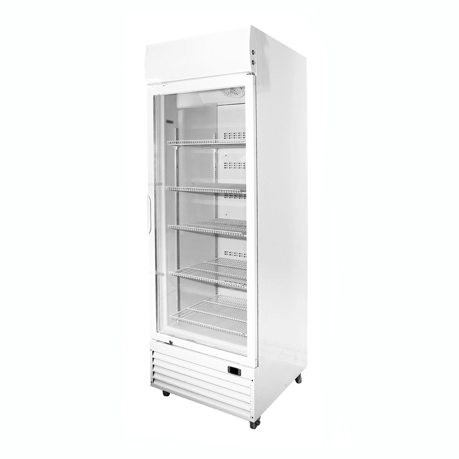 Single Hinge Door Upright Freezer Single-Temperature Style Haagen-Dazs Ice Cream One Door Display Freezer for Sale