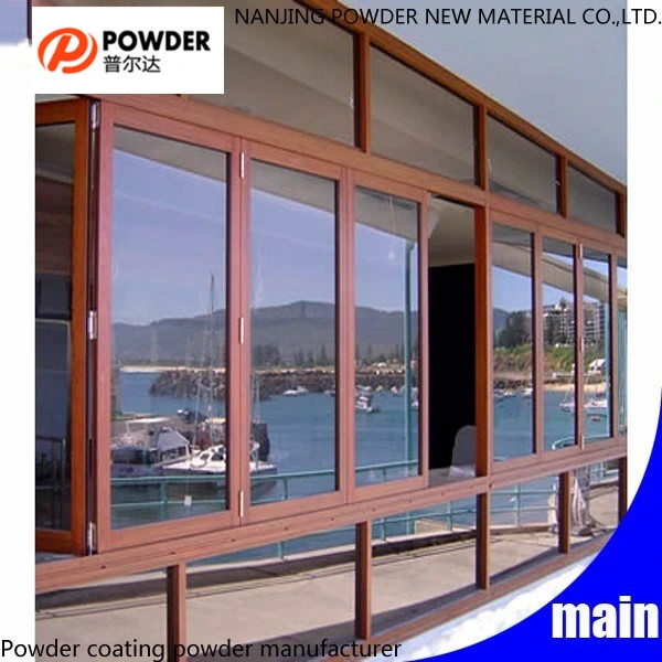 Durable Polyester Powder Coating Aluminum Windows