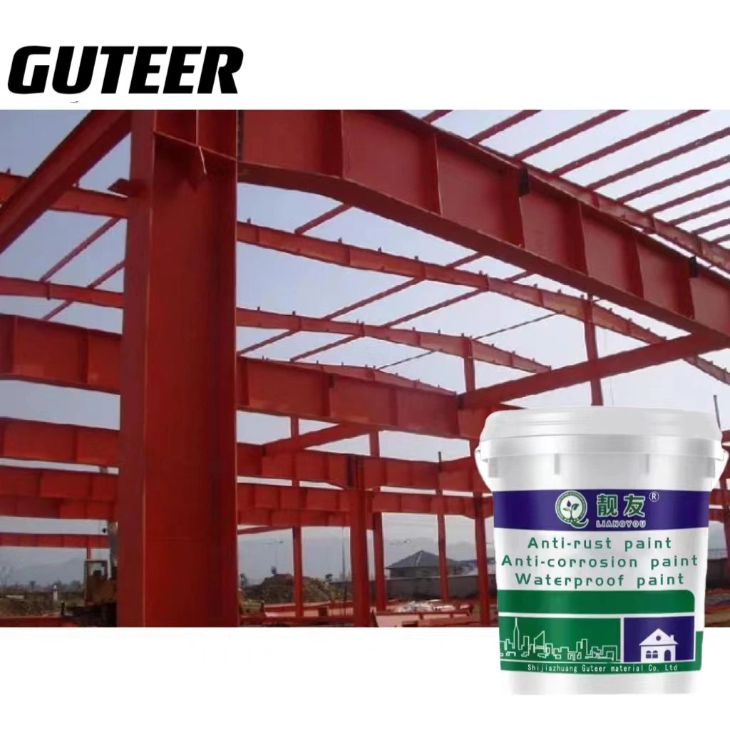 Acrylic Waterborne Antirust Paint for Steel Structures on Metal Surfaces