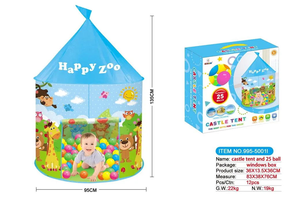 Wholesale/Supplier High quality/High cost performance Baby Tunnel Tent Children Play Tent House with Tunnel Cube and Ball Pit 3 in 1 Pop up Toy Tents for Kid play tents