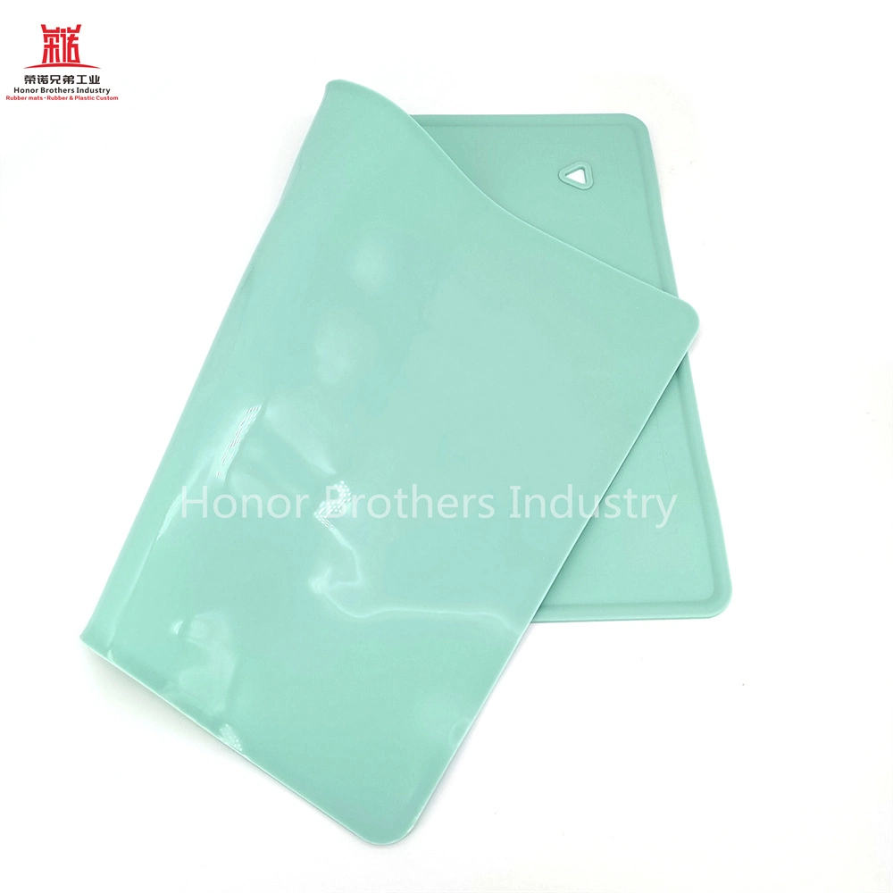 Custom Kitchenware Anti-Slip Chopping Board Kitch Rolling Pad, Light Green