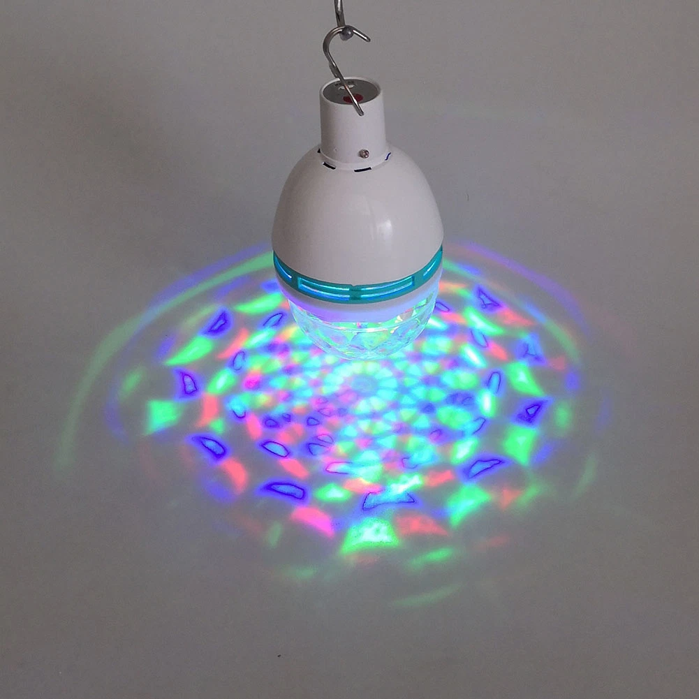 USB LED recargable Yichen etapa luces con bola de cristal de color