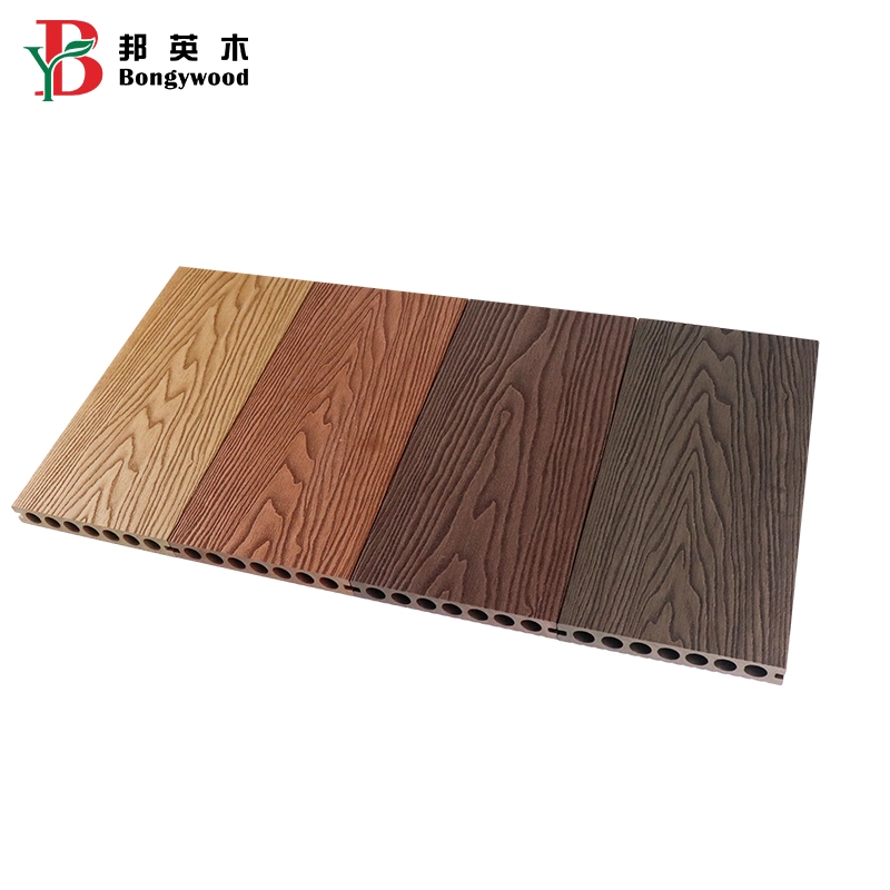 Manufacturers Outdoor 3D Composite Decking Wood Plastic WPC Decking Tiles Flooring