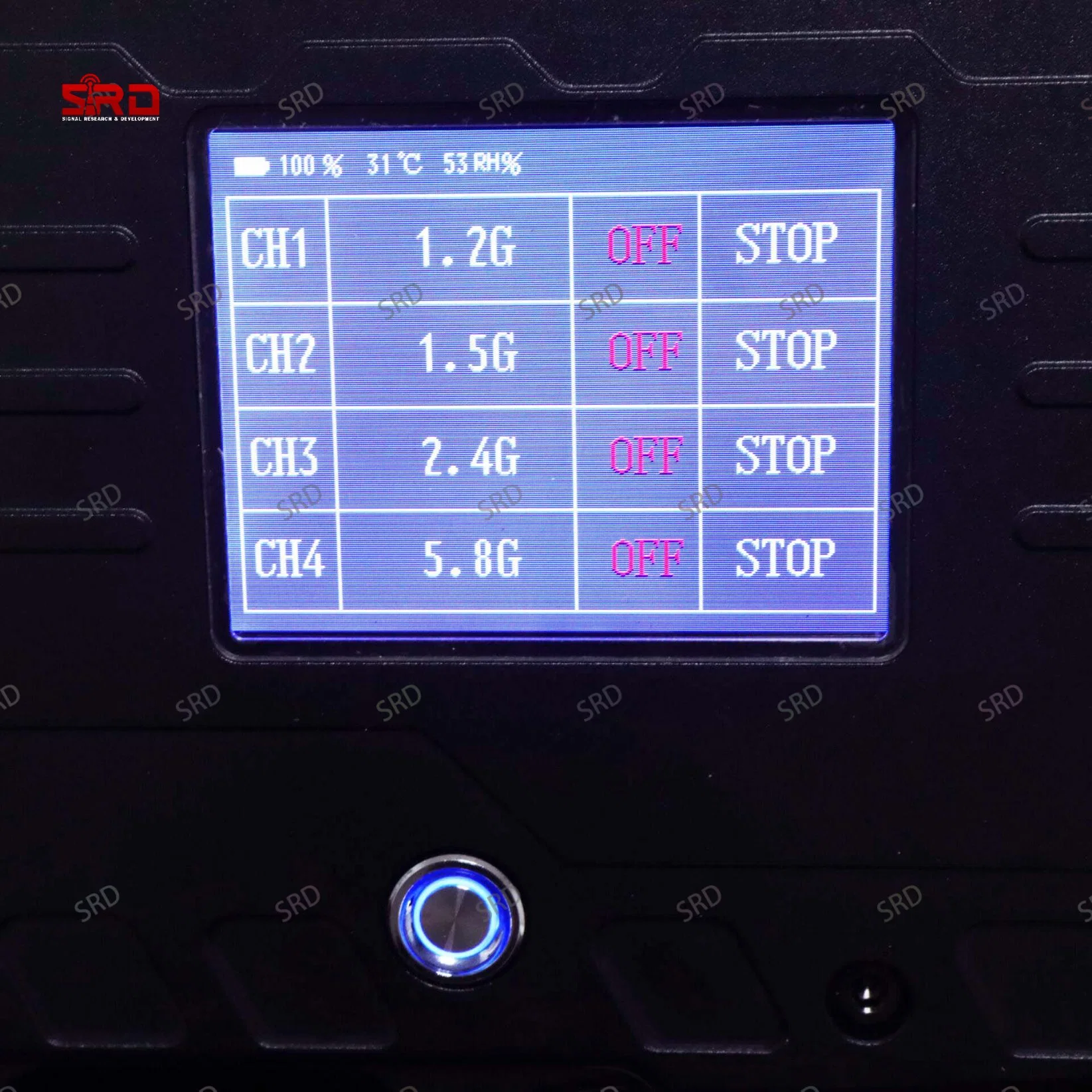 SRD-Uav101 dispositivo de suporte de sinal GPS UAV 5.8g 2.4G Anti VANT