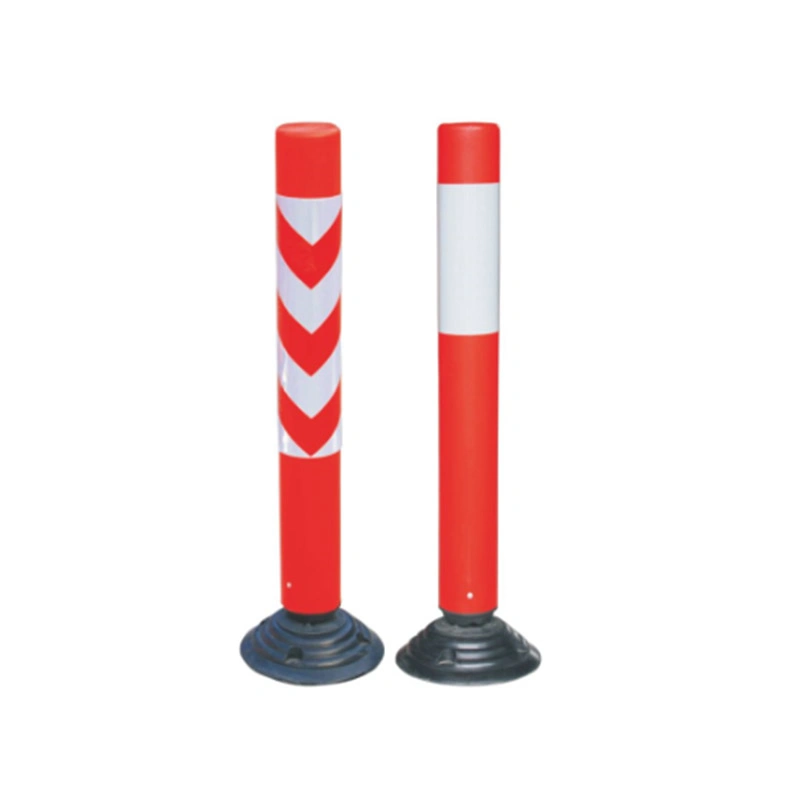 110cm Reflective Traffic Plastic Round Delineator Bollards/Warning Post