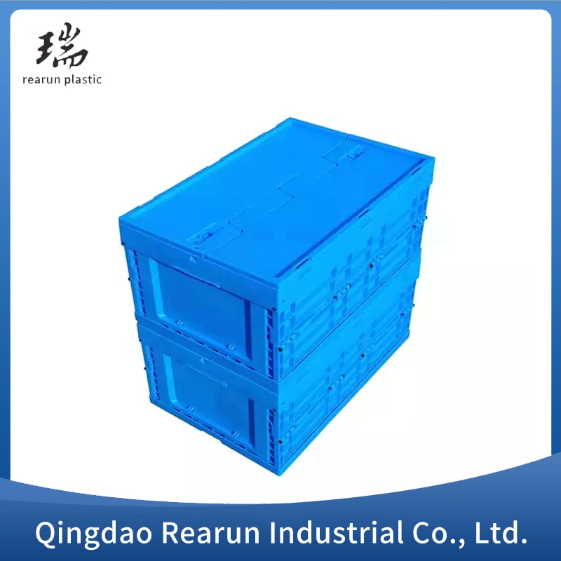 Heavy Duty Folding Storage Plastic Container for Warehouse