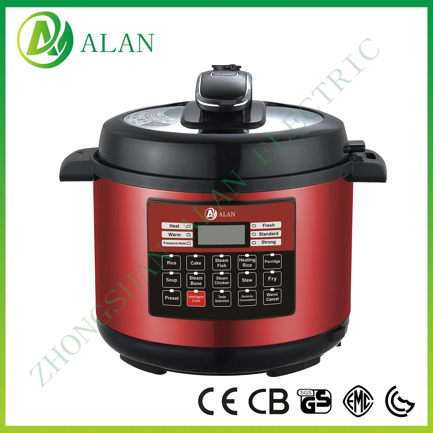 BEST Seller 6qt multifonction pression électrique riz Cooker 220V avec Panneau de commande tactile IMD