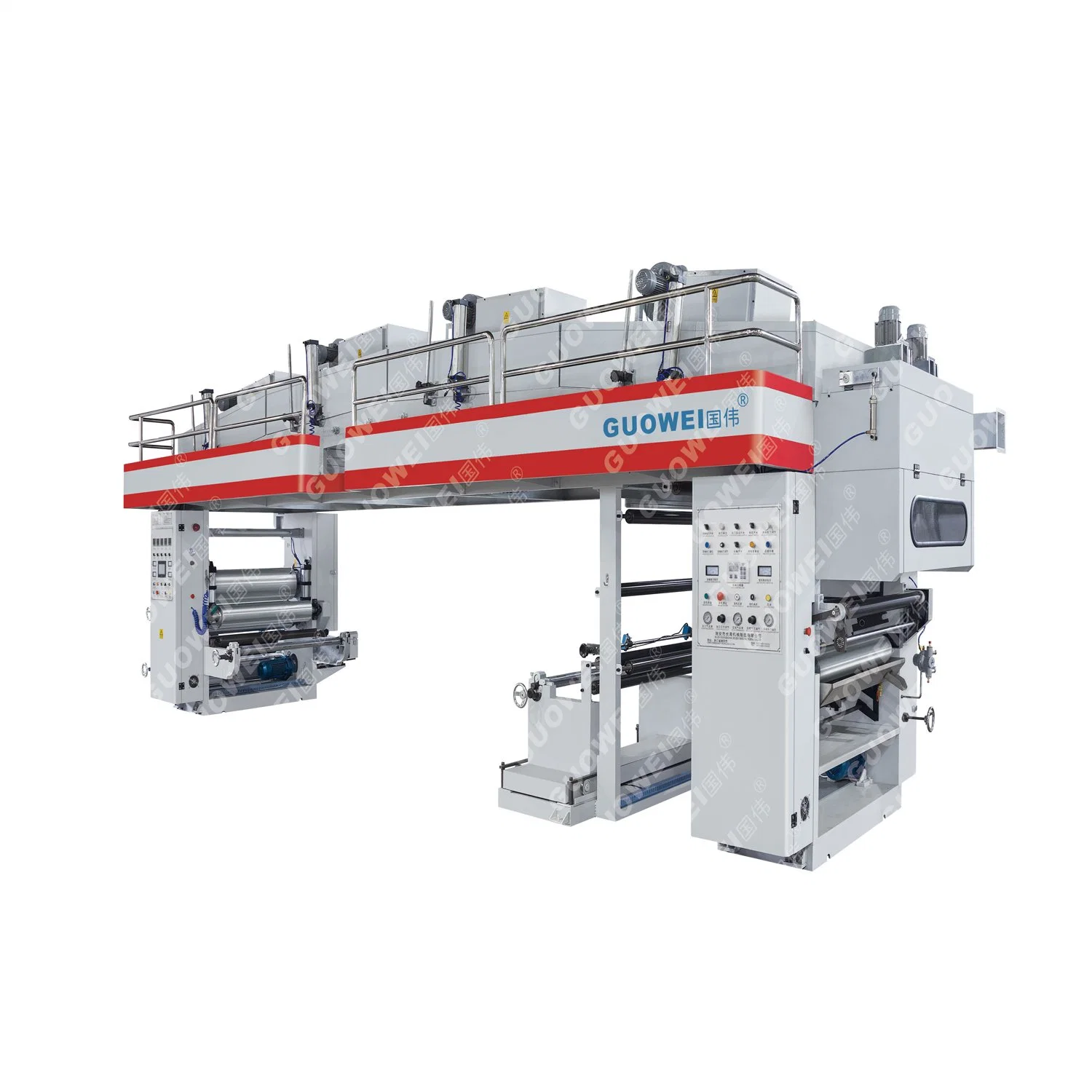 GF-K High Speed Plastic Film Roll Material Lamination Machine in 150 Mpm