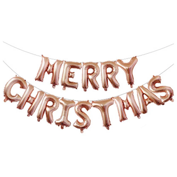 Merry Christmas Alphabet Air Balloon Christmas Decorations Globos Xmas Ornament Party Supplies 16 Inch Letter Foil Balloons