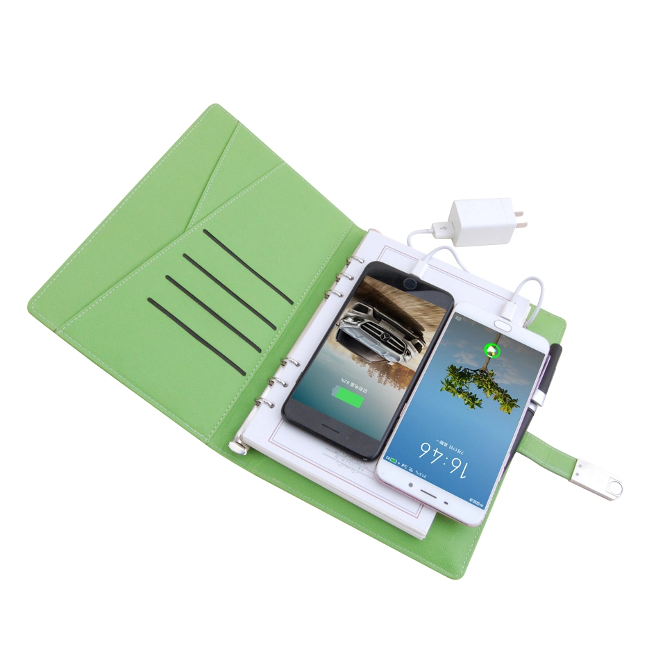 Multifunctional Power Bank Notebook Creative Mobile Power Business Charging Notebook Office Meeting