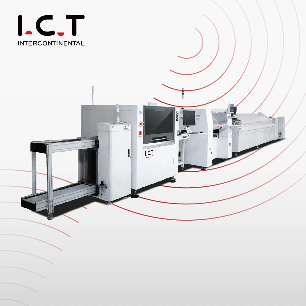 I.C.C. T montagem automática de luzes em linha SMT do conjunto de lâmpadas totalmente bulbo da máquina de produção em fita LED