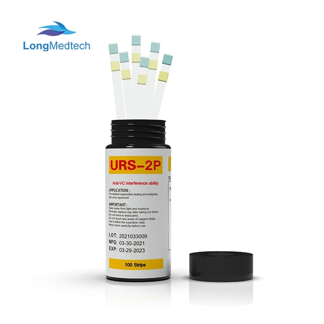 Protéines et de glucose Kit de test de l'urine, l'urine Bandelettes de test sur le diabète chez les bandelettes de test