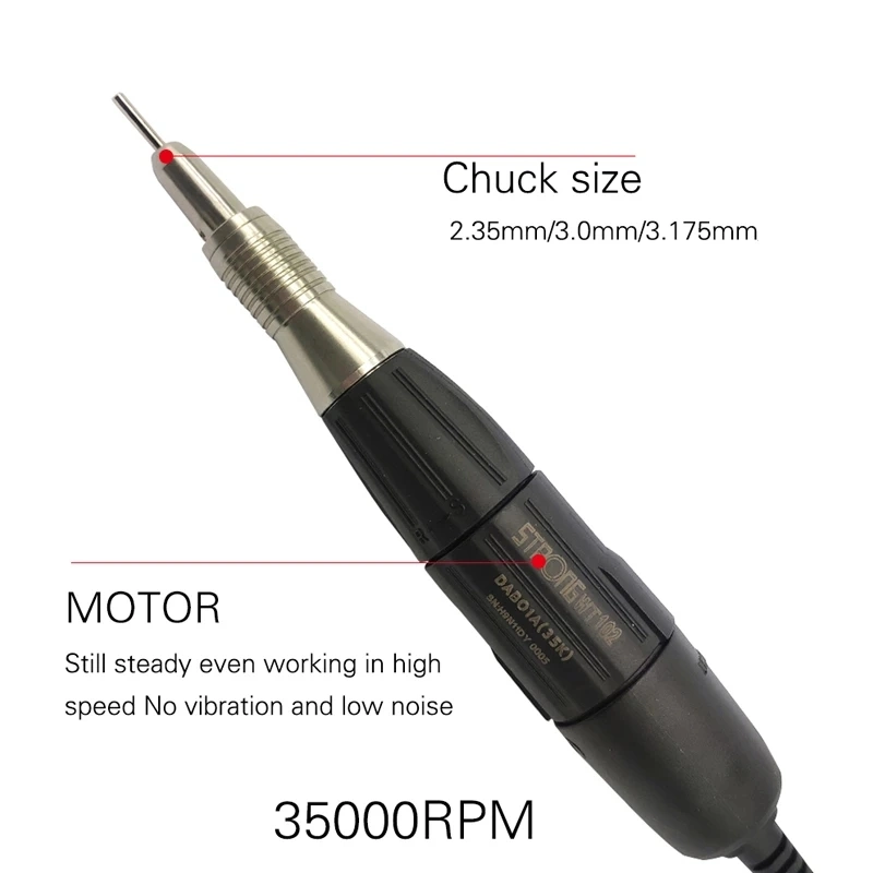 35000rpm Professionelle Nail Drill Machine Portable Elektro Efile Drill für Gel Polish Entfernung Maniküre Pediküre Kit